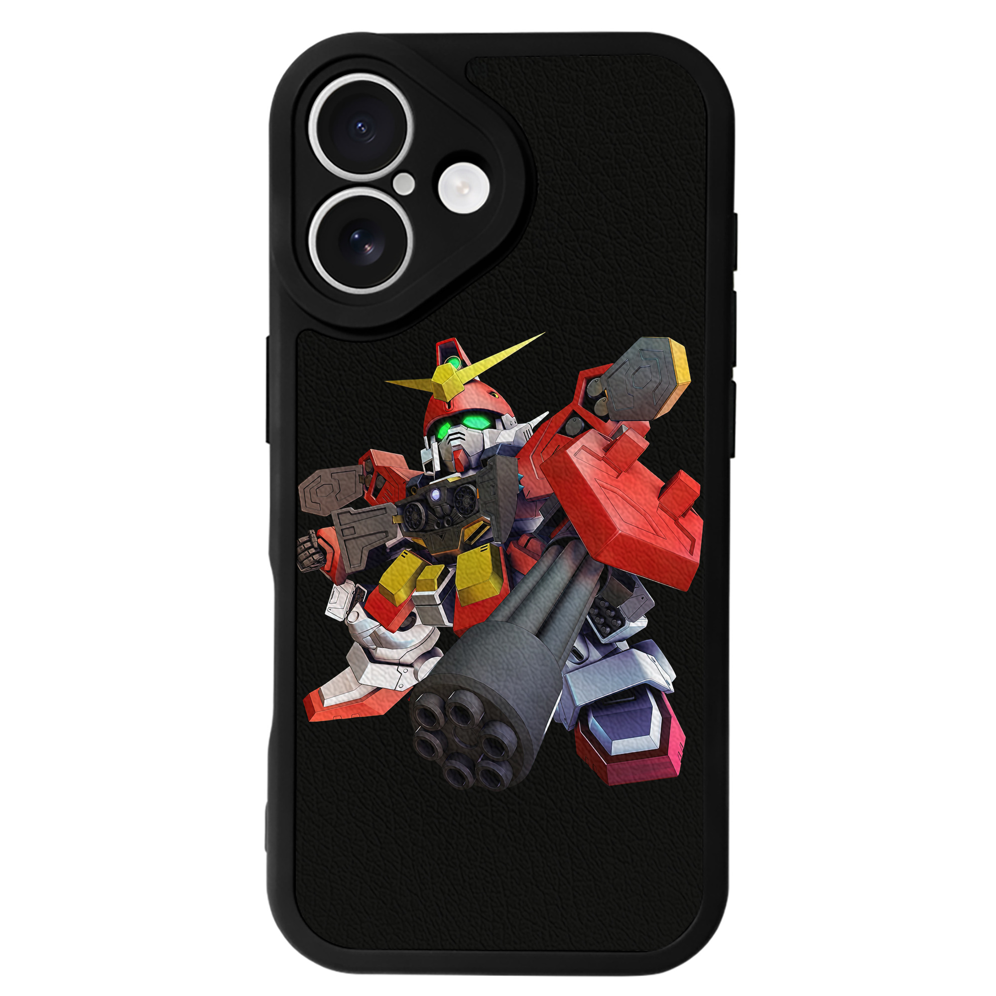 （画像用） 機動戦士ガンダム Mobile Suit Gundam 【iPhone 16シリーズ対応】シリコンスマホケース（レザー調） 材質：シリコン